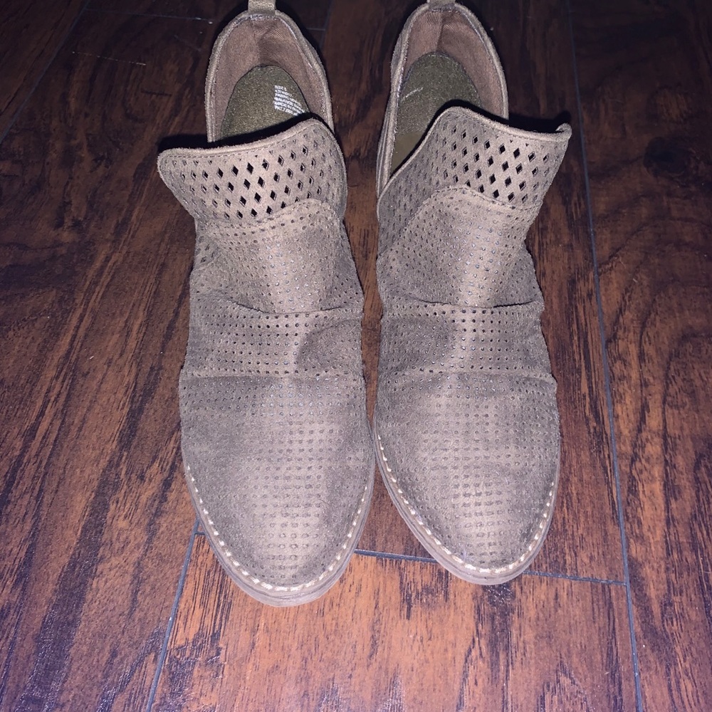 Army green booties